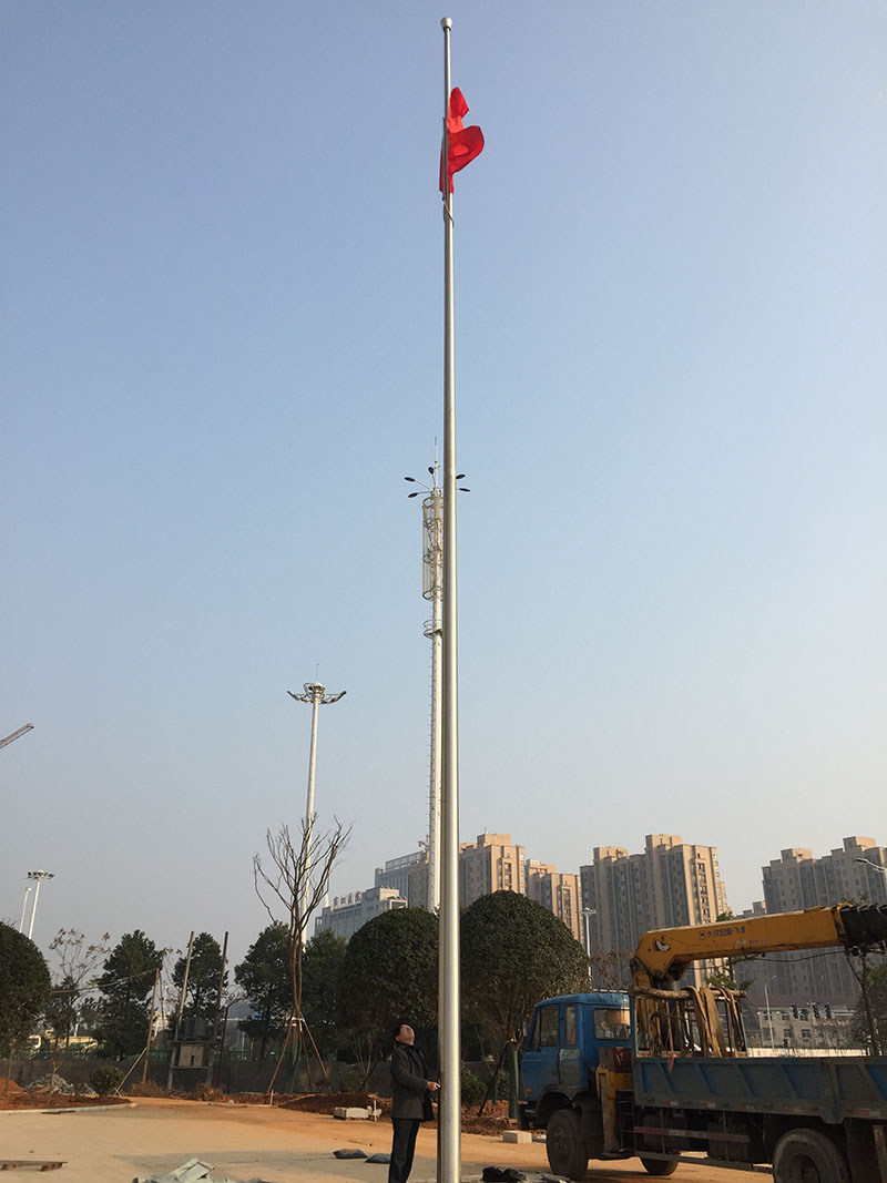 讲话，国歌同步旗杆3